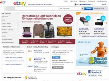 ebay Startseite Screenshot