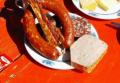 Brotzeit mit Leberkäse