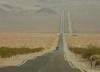 Landstrasse / Route in den USA bei Hitze