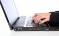 Arbeiten am Laptop