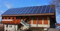 Haus mit Solaranlage