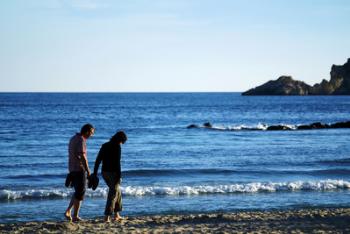 Päärchen am Strand