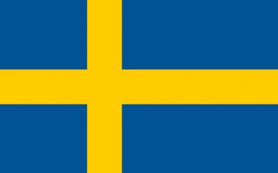 Schweden Fahne blau gelb