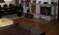 Wohnzimmer mit Echtholz Parkett Boden